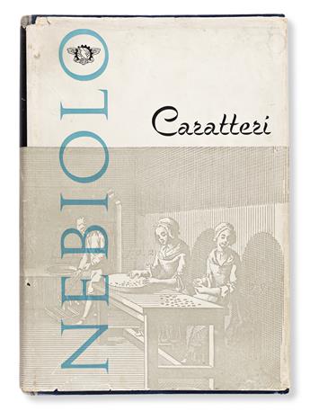 [SPECIMEN BOOK — SOCIETY NEBIOLO]. Campionario Caratteri e fregi tipografici: segni, filetti, numeri. Torino: Societa Nebiolo, no date